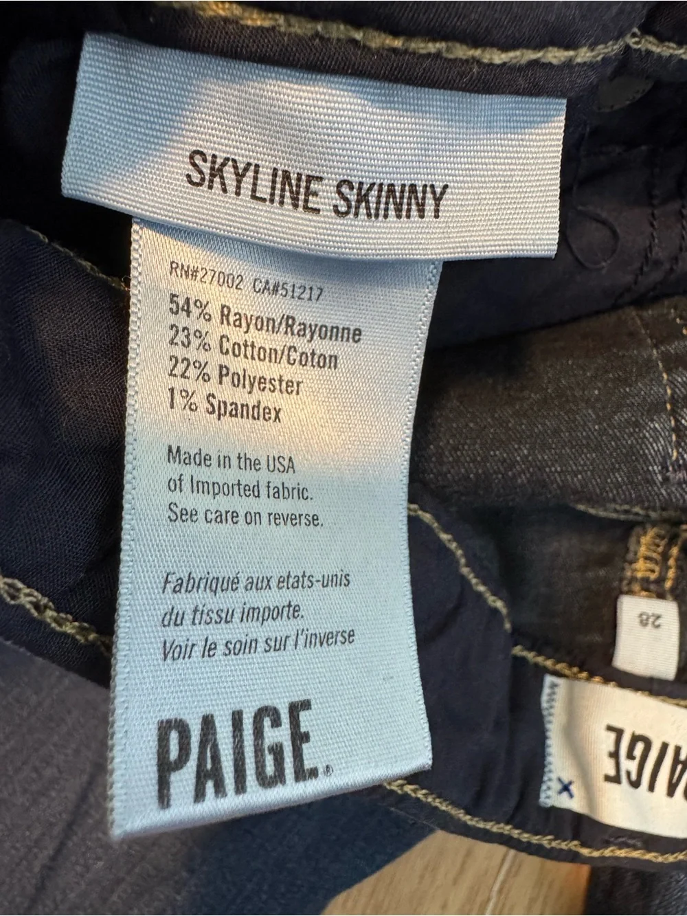 PAIGE womens skyline